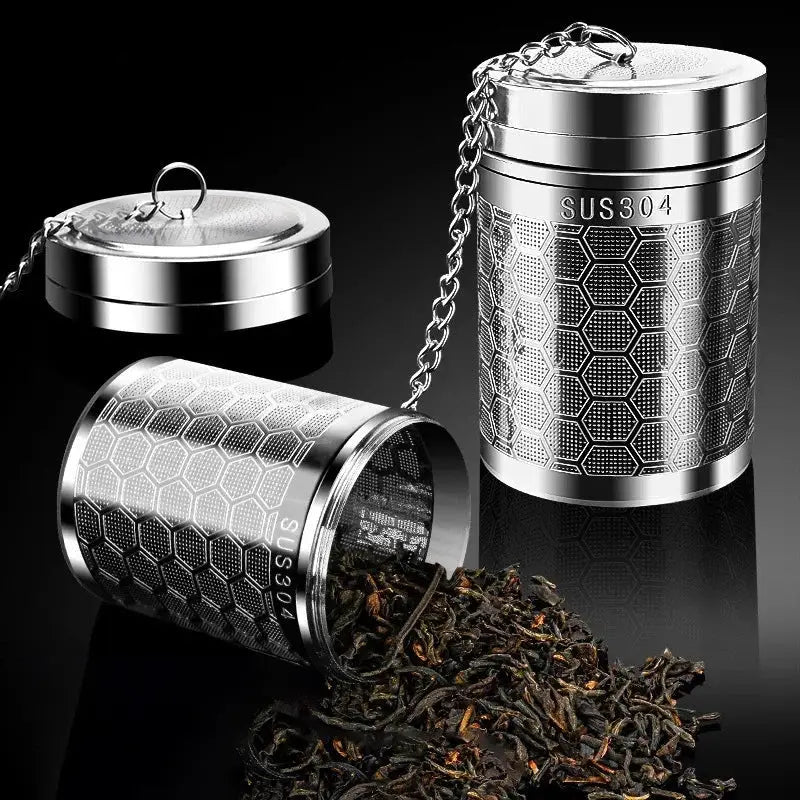 Tea Infuser | Extra Fine Mesh Stainless Steel Tea Strainer with Chain Hook for Loose Leaf Tea